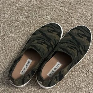 Steve Madden Camouflage Slip-On Sneakers